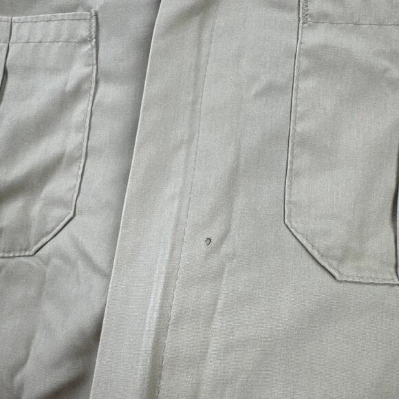 Vintage Big Mac Coveralls Size XL Tan Short Sleeve Straight Leg Utility Work 80s - Picture 6 of 13